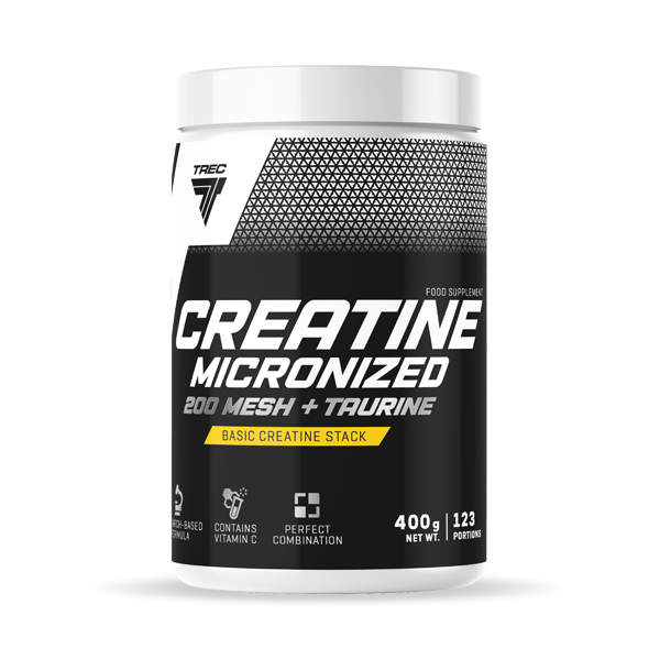 Creatine Micronized 200 Mesh + Taurine 400g