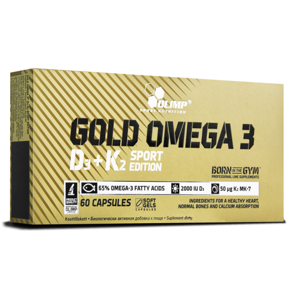 Gold Omega 3 D3 + K2 Sport Edition 60kaps.