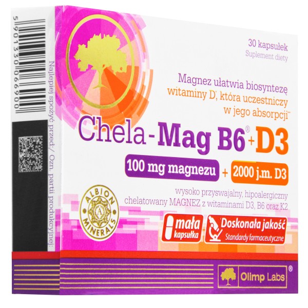 Chela Mag B6 + D3 30kaps.