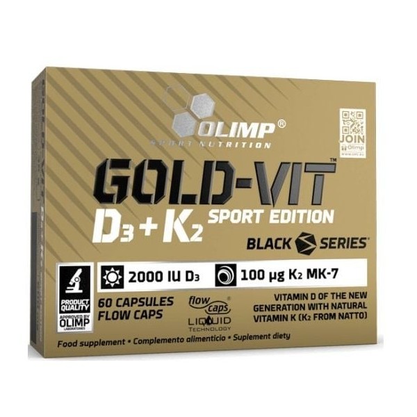 Gold-Vit D3 + K2 Sport Edition 60kaps