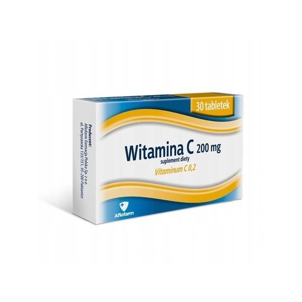 Witamina C 200mg 30tab.