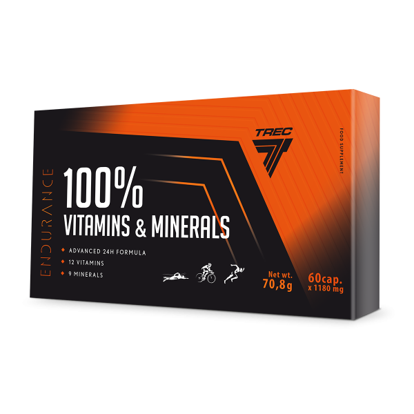 ENDURANCE 100% Vitamins & Minerals 60kaps.