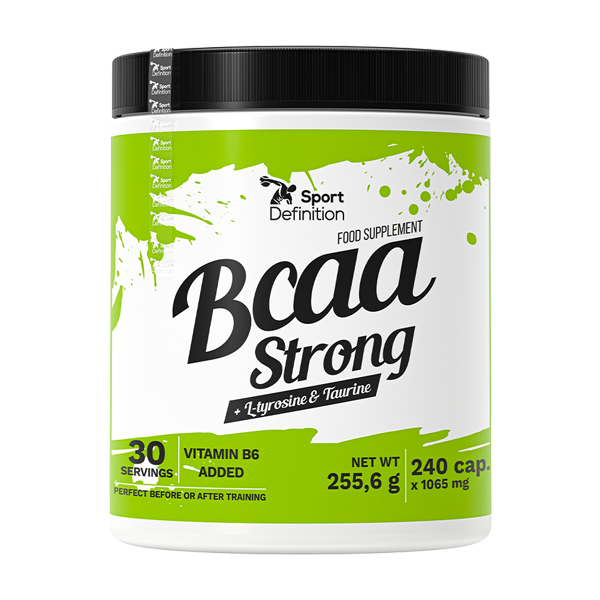 BCAA Strong 240kaps. Wyprzedaż!