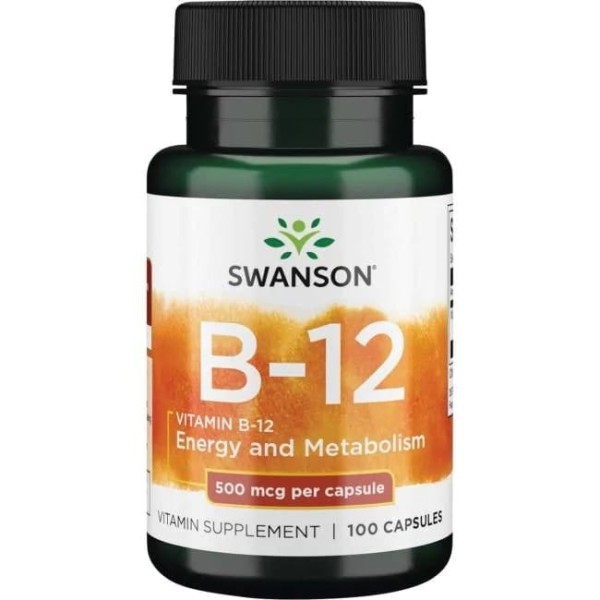 Vitamin B-12 500mcg 100kaps.