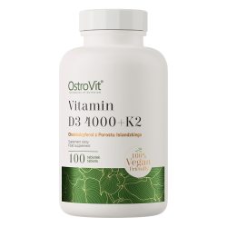 Vitamin D3 4000IU +K2 Vege 100tab.