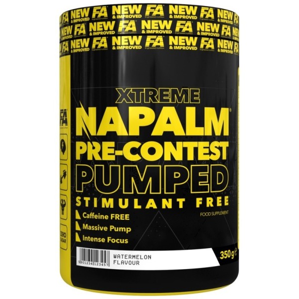 Xtreme Napalm Pre-Contest Pumped Stimulant Free 350g