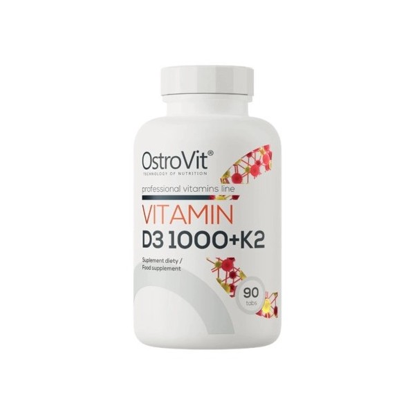 Vitamin D3 1000 + K2 90tab.