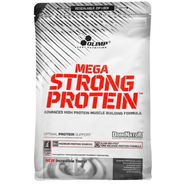 Mega Strong Protein Srawberry 700g Wyprzedaż!