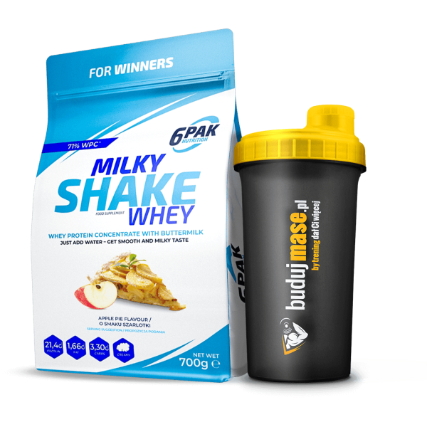 Milky Shake Whey 700g + Shaker 700ml