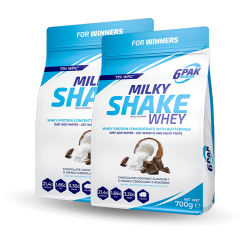 Milky Shake Whey 700g  + 700g (2-ga szt. 42% Taniej)