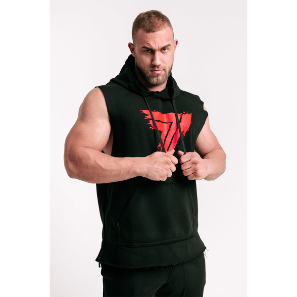 Boogieman Hoodie Sleeveless 120 BLACK