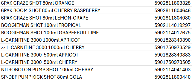 produkty objete kaucja